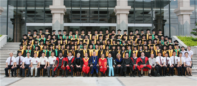 2008届集美大学海外教育学院毕业合影